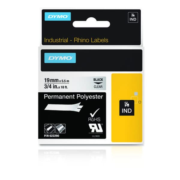 Lamineringsteip for merkemaskin Dymo 622290 Flerfarget