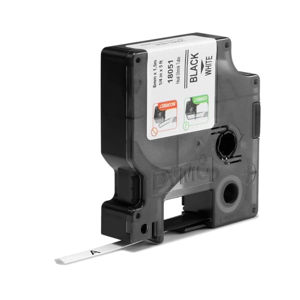 Laminerat Band till Etikettskrivare ID1-6 Dymo 18051 Vit