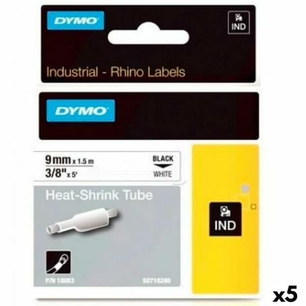 Lamineret tape til mærkningsmaskiner Dymo Rhino ID1-9 1,5 m 9 mm (5 enheder)