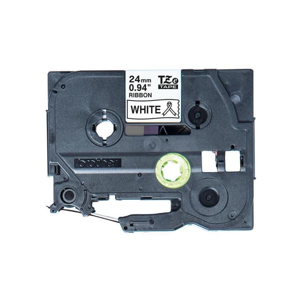 Tape BROTHER TZER251 24mm svart på vit