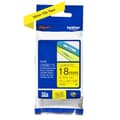 Pikkukuva 4 / 5: Laminoitu teippi tarrakoneelle Brother TZE641 Keltainen Musta Musta/Keltainen 18mm