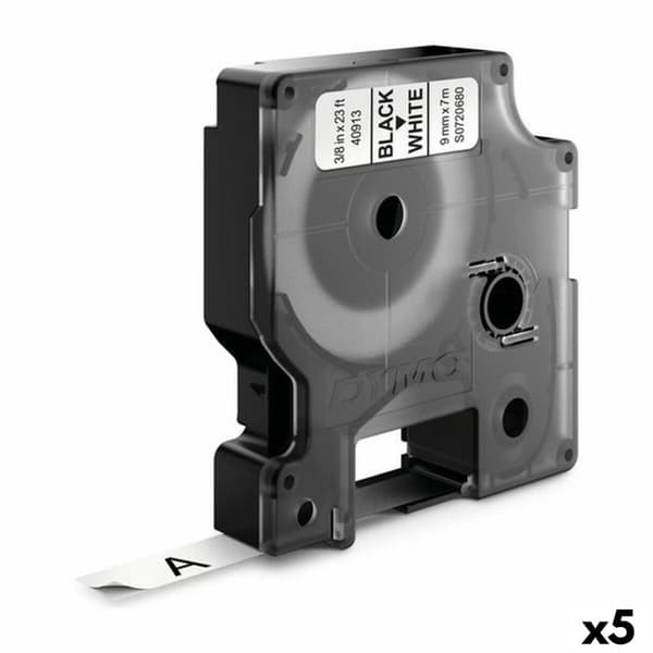 Lamineret tape til mærkningsmaskiner Dymo S0720680 Hvid