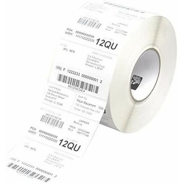 Etiketter till Skrivare Zebra Perform 1000T Vit Ø 25 mm (12 antal)