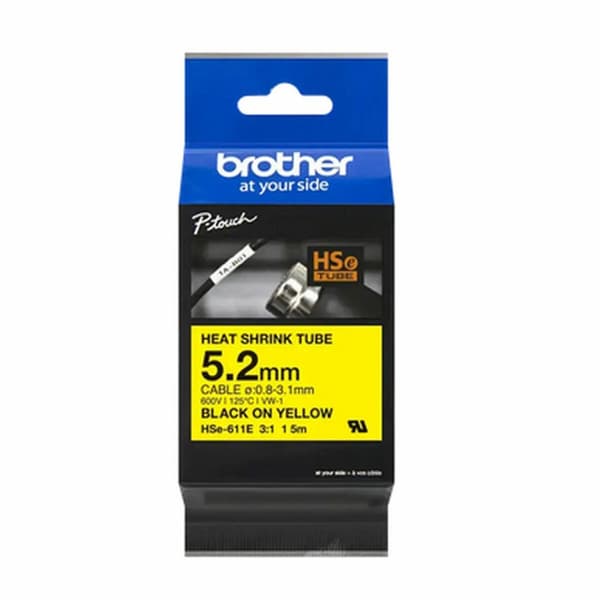 Lamineringsteip for merkemaskin Brother HSE611E Svart Flerfarget (1 enheter)