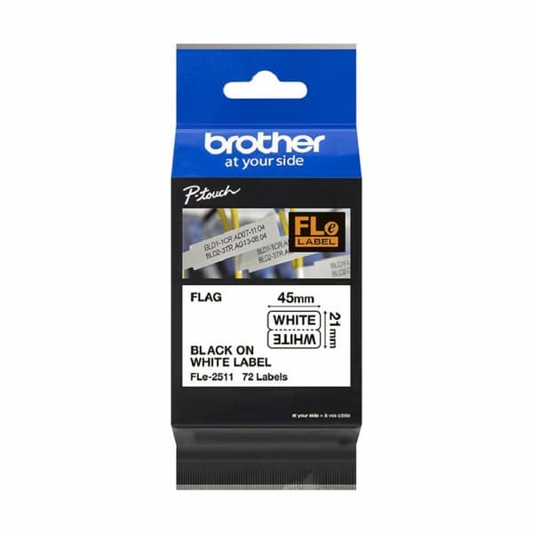 Original Matrix Tape Brother FLE2511 Hvid