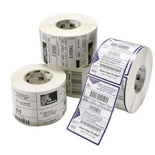 Etiketter till Skrivare Zebra 880181-031D Vit Ø 25 mm Rektangulär (25 antal) Svart