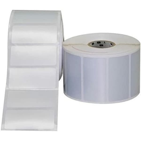 Printer labels Zebra 3006628 Sølvfarvet Metallic (12 enheder)