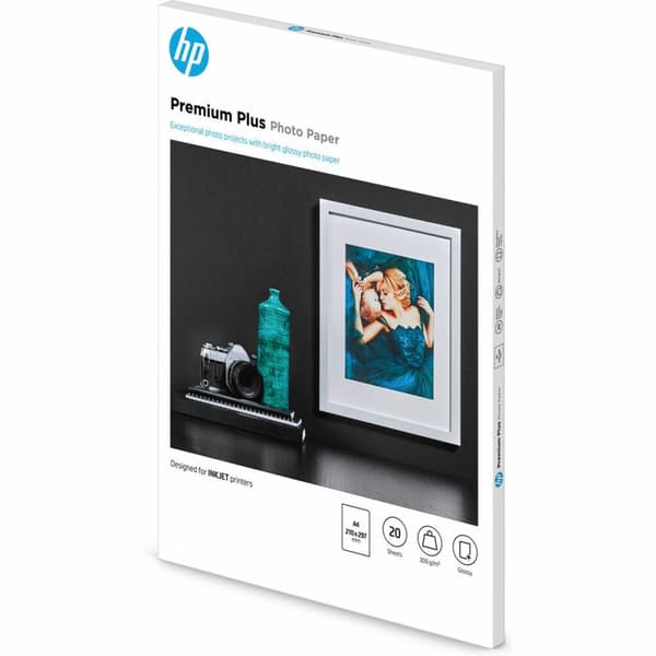 Fotopapper Blankt HP Premium Plus CR672A A4