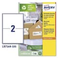 Miniatyrbild 2 av 2: Etiketter till Skrivare Avery LR7168 Vit 100 Blad 199,6 x 143,5 mm (5 antal)