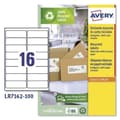 Miniatyrbild 2 av 2: Etiketter till Skrivare Avery LR7162 Vit 100 Blad 99,1 x 33,9 mm (5 antal)