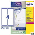 Miniatyrbild 1 av 3: Etiketter till Skrivare Avery L7169 Vit 100 Blad 99,1 x 139 mm (5 antal)