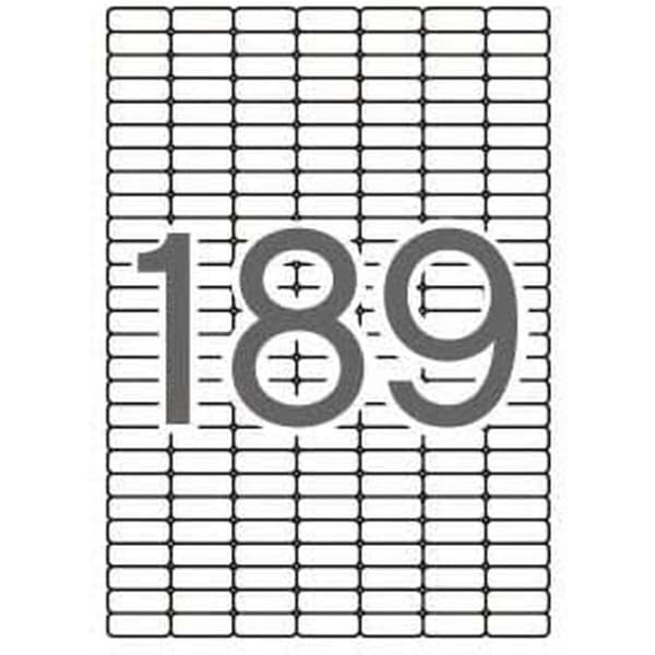 Självhäftande etiketter Apli 10198 Transparent