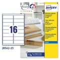 Miniatyrbild 2 av 2: Etiketter till Skrivare Avery J8562 25 Blad 99,1 x 33,9 mm Transparent (5 antal)