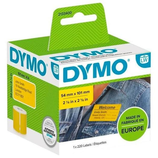 Printer labels Dymo Label Writer Gul 220 Dele 54 x 7 mm (6 enheder)