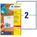 Miniatyrbillede 2 af 2: Printer labels Avery L4611 Hvid 25 Ark 199,6 x 143,5 mm (5 enheder)