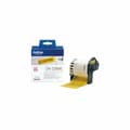 Miniatyrbillede 3 af 3: Lamineret tape til mærkningsmaskiner Brother DK-22606 Sort/Gul 62 mm x 15,24 m