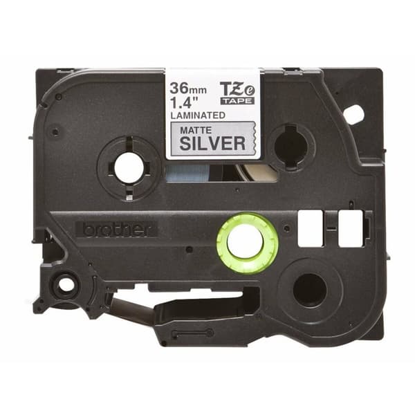 Laminerat Band till Etikettskrivare Brother TZe-M961 Svart Svart/Silvrig Silvrig