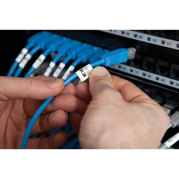 Laminerat Band Dymo Nylon Flexible IND Multicolour Svart/Gul