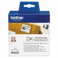 Miniatyrbillede 1 af 2: Kontinuerlig papirrulle Brother DK-22225 Hvid Sort/Hvid