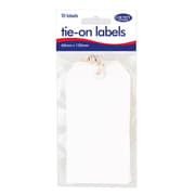 County Stationery Pakkelabels med bindebånd (12 pakker med 10 stk.)