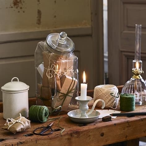 Twine of Jute Cylinder Green