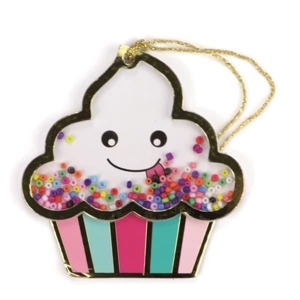 Etiketter - Kawaii - Set med 2 - Söt glass - 8,5 cm - Rosa