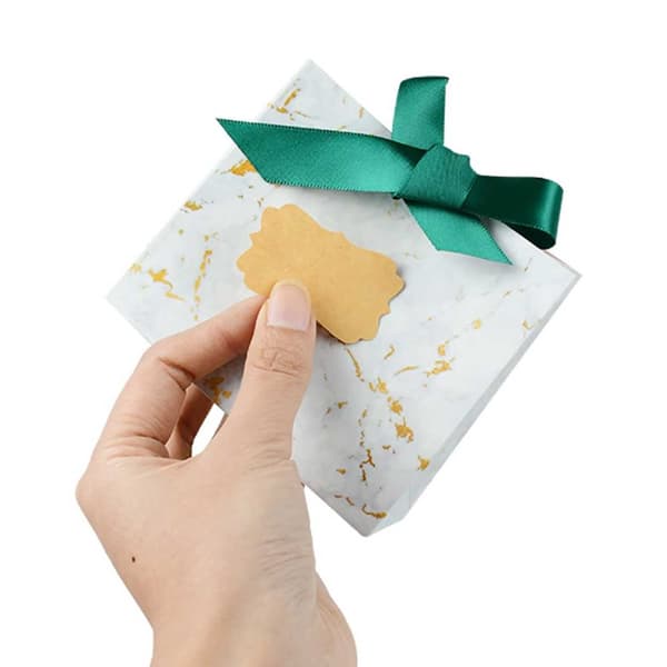 250st Kraft -paperi -etiketit tölkeille, lahjoille + lyijykynä