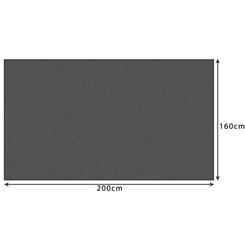 Tæppe 1,6x2m - grå Ruhhy 22695