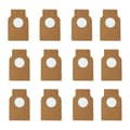 Miniatyrbillede 3 af 11: 200 stk. Kraftpapiretiketter til vinflasker, blanke vinflaskehals gavemærker, hængemærker til vinreolmarkører, 2,2 x 3,5 tommer