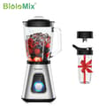 Miniatyrbild 2 av 2: BioloMix Smoothie Blender, 1300W Effekt, 1,5L Glasburk,EU-plugg, VIT