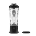 Miniatyrbillede 1 af 2: Bærbar blender, 600 ml kapacitet, USB genopladelig,sort