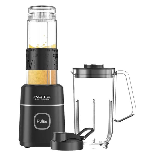 Multifunktionel Blender, 1L + 570mL Kapacitet, Rustfrit Stål Blade, 300W Effekt,EU, Juicer