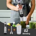 Miniatyrbillede 3 af 4: BioloMix Håndblender, 4 i 1 Funktionalitet, 1200W Effekt,4 i 1, 220V