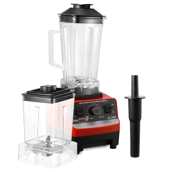 Kaupallinen tehosekoitin, 2000W moottori, 2L sekoituskapasiteetti, kovametalliterät,EU, 2 in 1