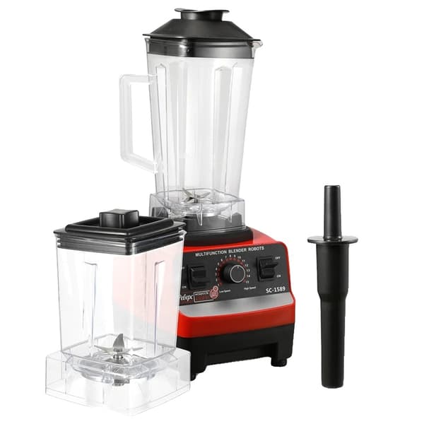 Kaupallinen tehosekoitin, 2000W moottori, 2L sekoituskapasiteetti, kovametalliterät,EU, 2 in 1