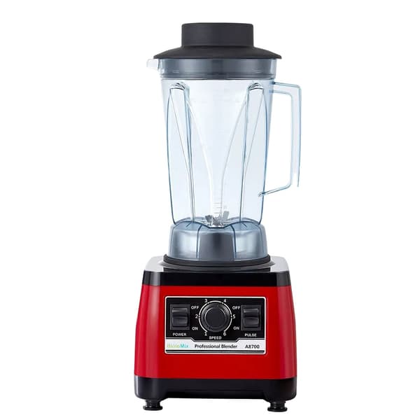 BPA-fri kraftig mixer, 2200W kraftfull motor, variabel hastighetskontroll,röd
