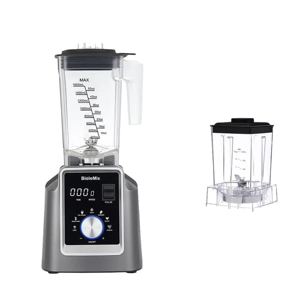 Professionell kommersiell mixer, 2200 watts effekt, 6 automatiska program,T5600 med 500 ml torr burk, EU-kontakt