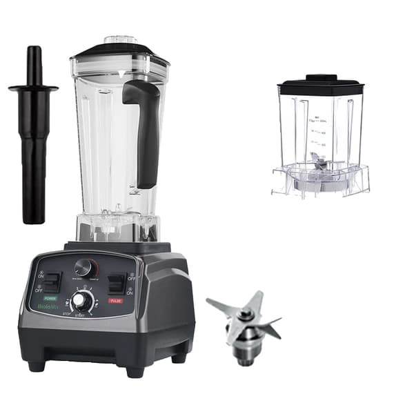 Kaupallinen tehosekoitin, 2200W teho, BPA-vapaa astia, Extra 600ml DJ N 3PA, EU Plug