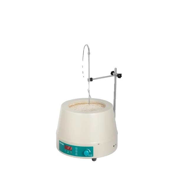 Laborvarmer, digital magnetisk røremantel, 450 W laboratorievarmer, 500 ml