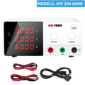 Miniatyrbillede 2 af 2: Lab Skiftende DC Strømforsyning, 500W Udgangseffekt, Justerbar Strøm og Spænding, SC-30V20A 600W-Black, 220V