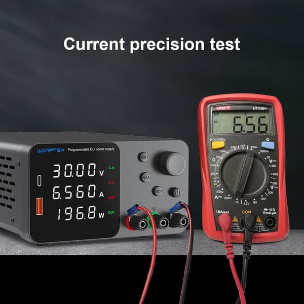 Laboratoriopenkkivirtalähde 300W laboratoriokytkentävirtalähde 30V 10A säädettävä digitaalinen jännitteenvakain - TPS3010