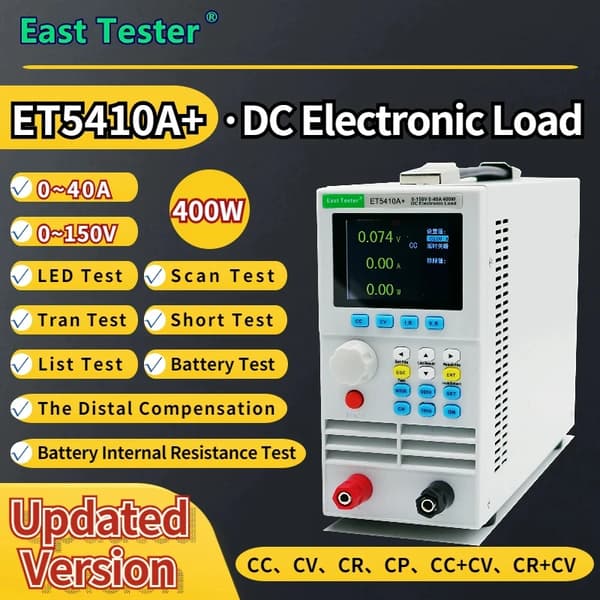 Programmerbar DC elektronisk belastning, 400W effektvurdering, 0~150V indgangsspænding,400W 150V 40A