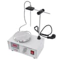 Miniatyrbillede 1 af 2: Magnetisk Rører Hotplate Mixer, 250W Opvarmningskraft, 0-2000rpm Hastighedsjustering,Sølv