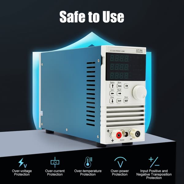 DC Elektroninen Kuormitustesteri, 0-40A Kuormavirta, 0-400W Kuormateho, Korkean Tarkkuuden Mittaukset