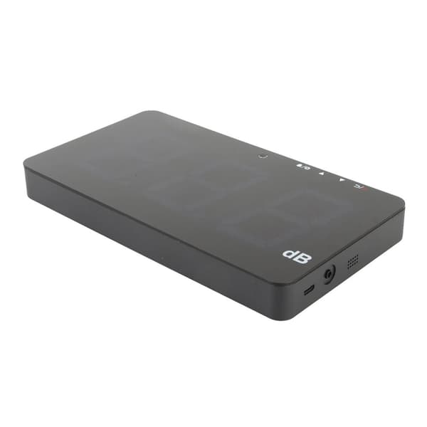 Digitalt ljudnivåmätare, 30dB till 130dB mätning, USB-driven, LCD-display