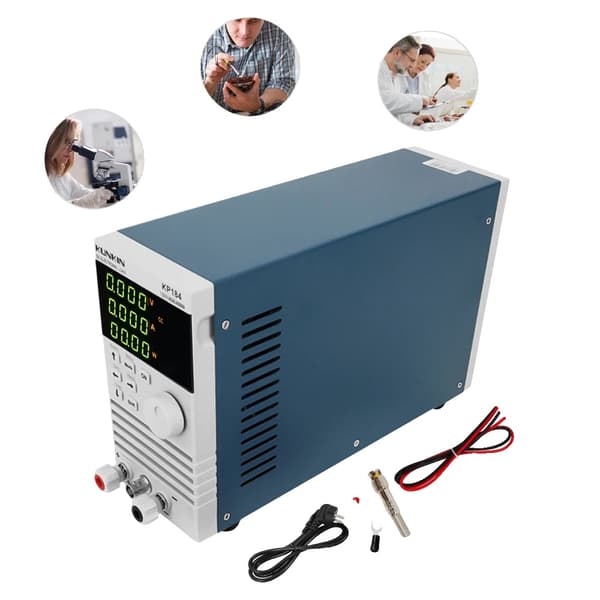 DC Elektronisk Belastningstestare, 150V Belastningsspänning, 40A Belastningsström,Blå