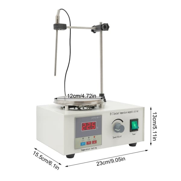 Magnetisk Rører, Justerbar Temperaturkontrol, Højhastighedsblanding,EU, 220V
