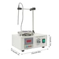 Miniatyrbillede 4 af 4: Magnetisk Rører, Justerbar Temperaturkontrol, Højhastighedsblanding,EU, 220V