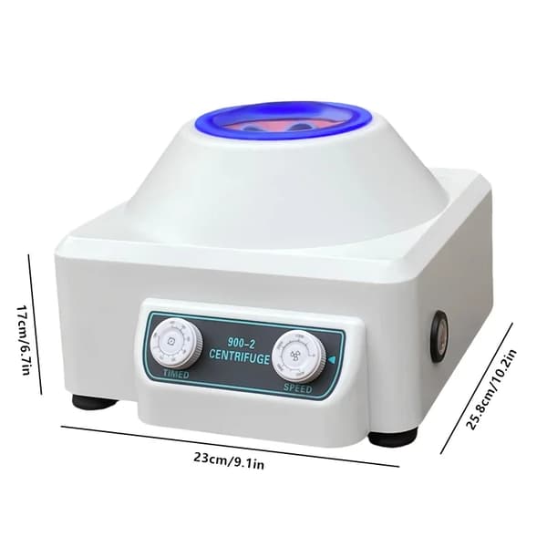 Digital bordscentrifug, 4000 rpm max hastighet, 6 rör kapacitet,Vit