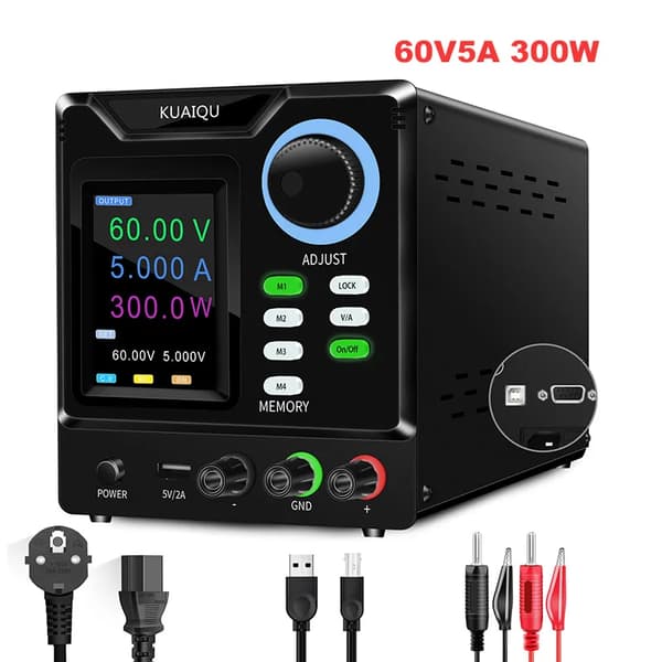 Programmerbar DC-strömförsörjning, flera utgångsalternativ, USB- och RS-232-gränssnitt,AC 220V, Ny SPPS-D605-232